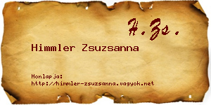 Himmler Zsuzsanna névjegykártya